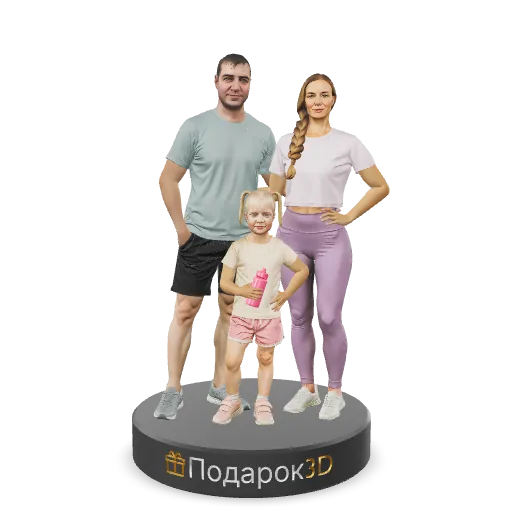 Семья в миниатюре
